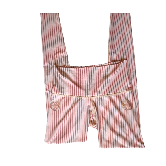 teeki Boutique Red Striped Leggings with Sheriff Star - Picture 4 of 7